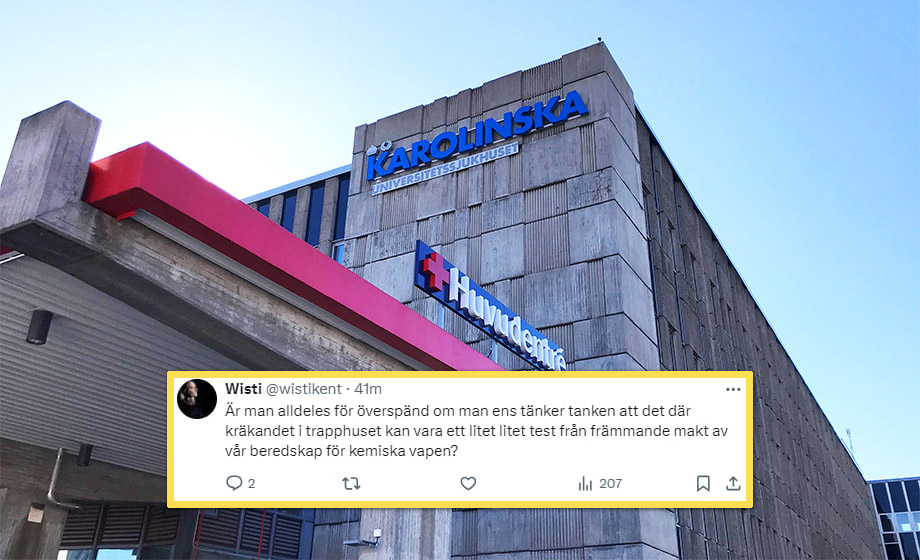 Kräksjuka i Upplands Väsby väckte rädsla för rysk kemvapenattack