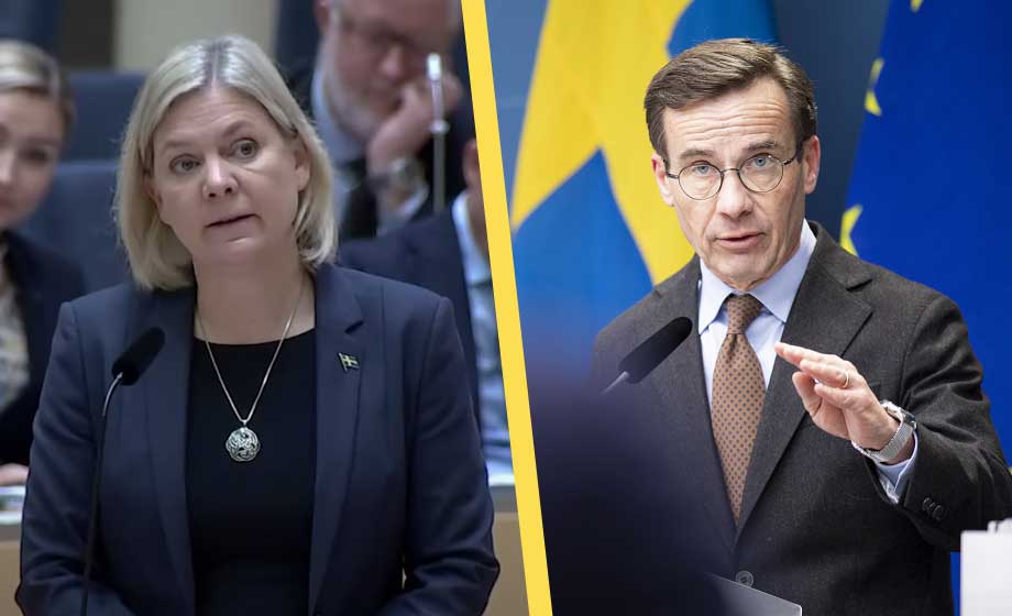 Övertaget för rödgröna blocket minskar