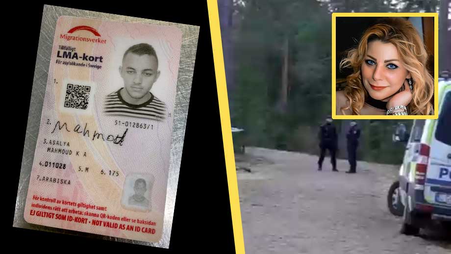 Palestiniern Mahmoud mördade kvinna och dumpade kroppen i skogen