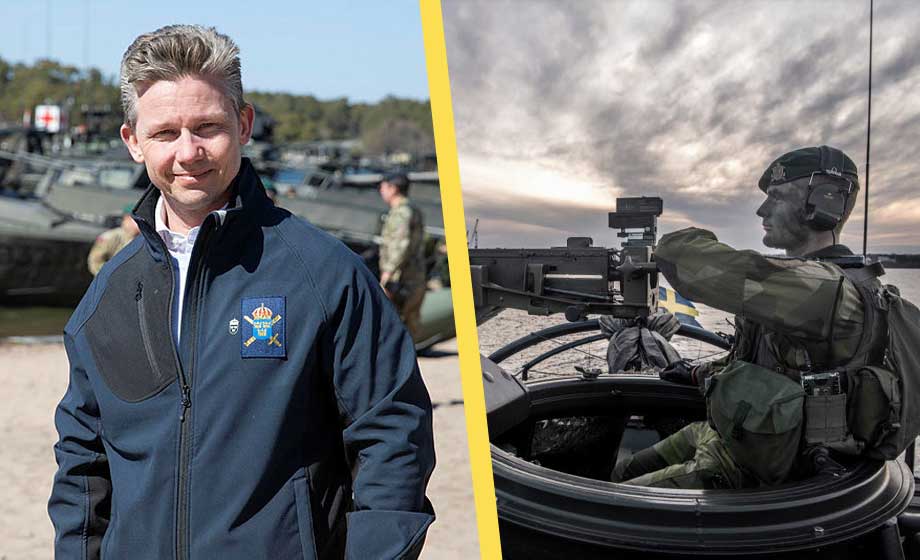 Regeringen skickar svensk militär till Röda havet