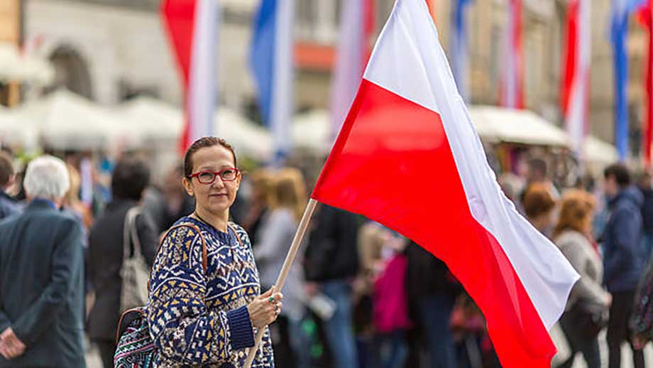 Polacker irriterade över läget i landet