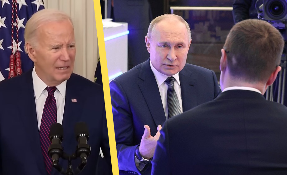 Putin: Jag föredrar Biden som USA:s president