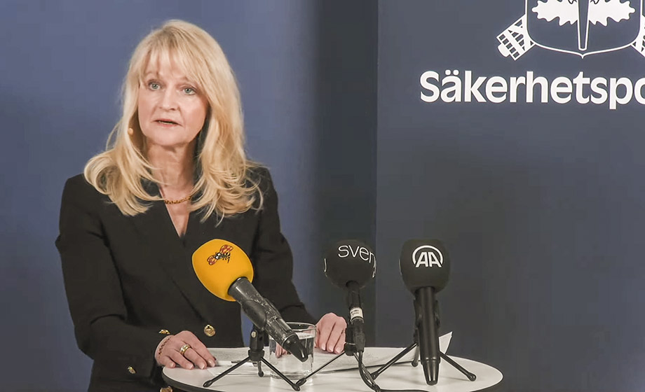 Säpo varnar för Ryssland, Kina, Iran och ”antistatliga krafter”