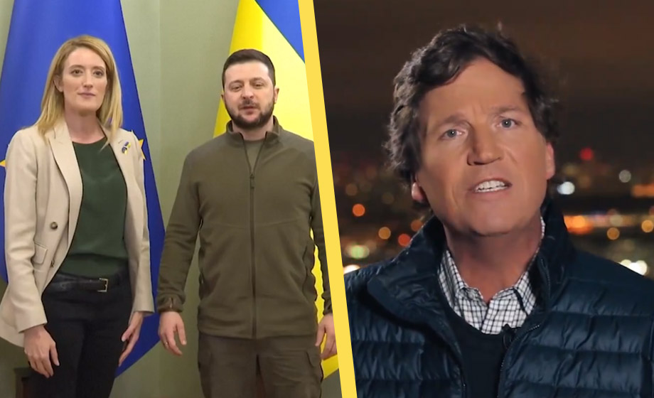 EU kan införa sanktioner mot Tucker Carlson som hämnd för Putinintervju