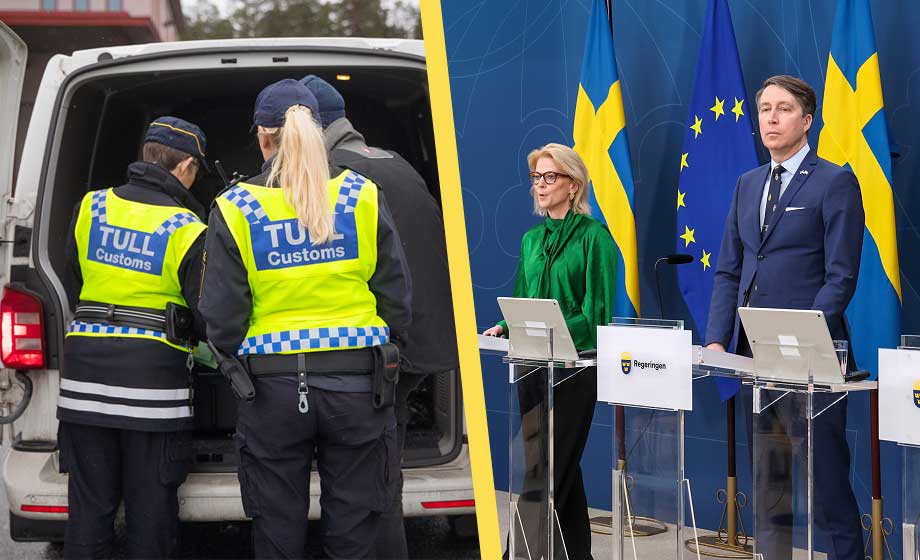 Gränserna förstärks – regeringen stärker Tullverkets befogenheter