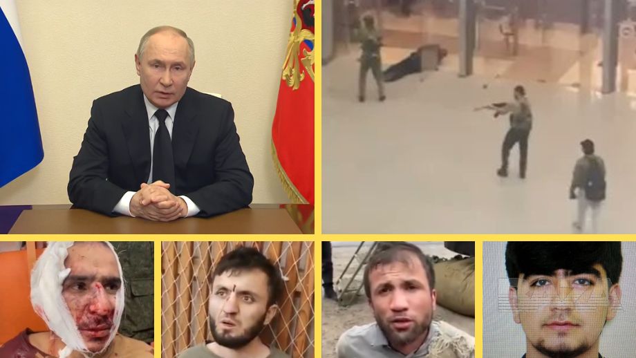 Putin efter terrordådet: ”Terroristerna försökte fly till Ukraina”