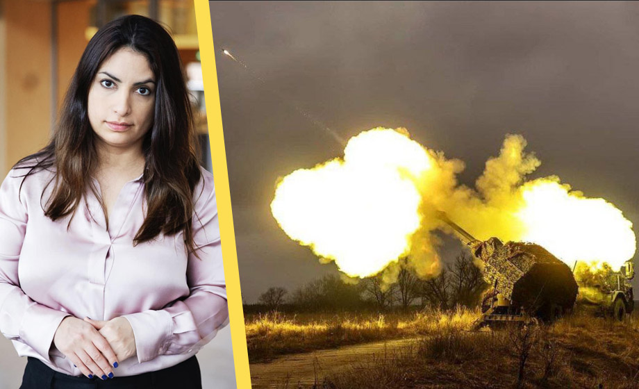 ”Fy fan!” – vänsterilska när Nooshi kräver mer vapen till Ukraina