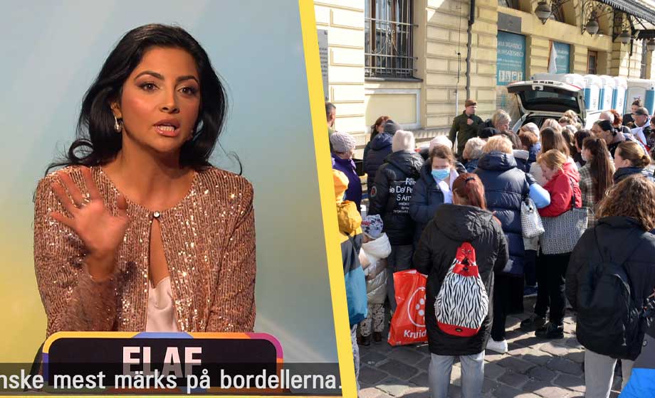 Ukrainska kvinnor rasar över SVT:s bordellskämt