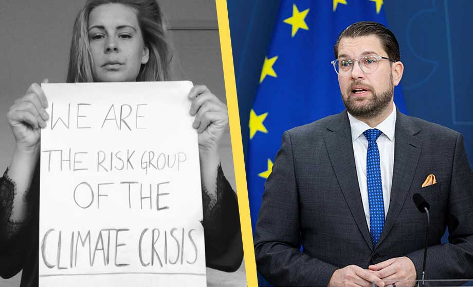 Åkesson i strid med Aftonbladet om räkmacka