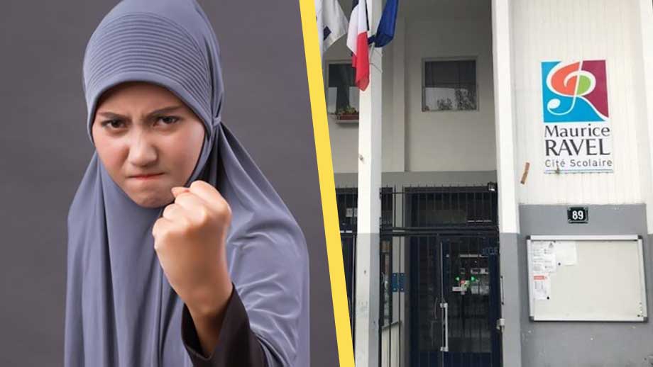 Bomb- och dödshot mot hijab-fri skola