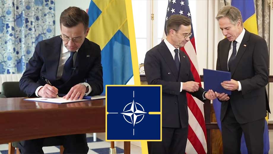 Klart: Sverige nu formellt med i Nato