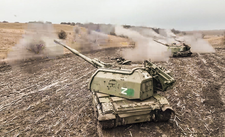 USA: Ryssland producerar tre gånger så många artillerigranater