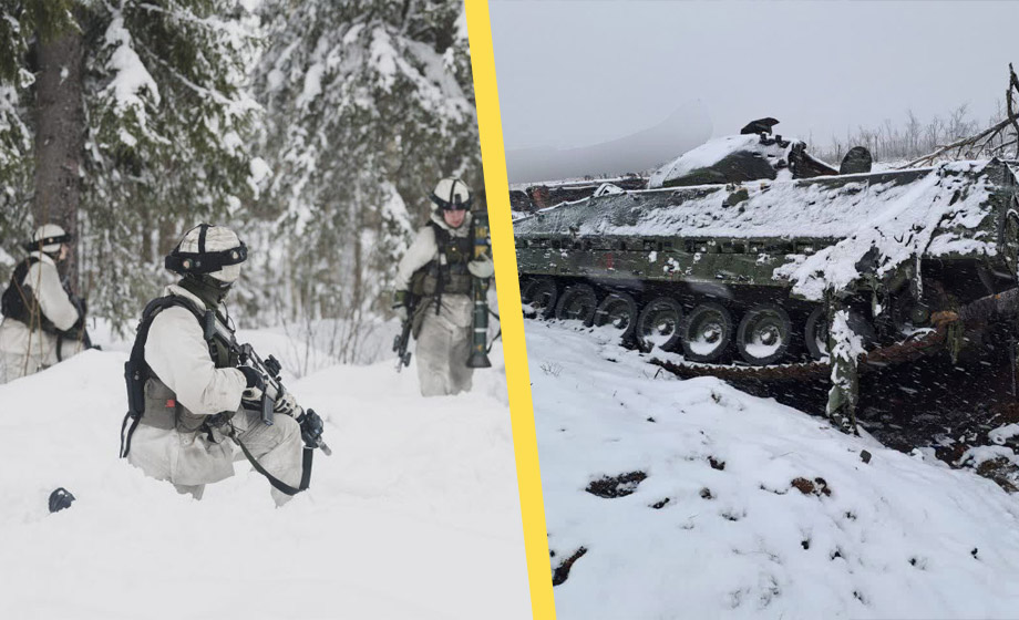 Svenska värnpliktiga kan beordras kriga vid Natos yttre gräns