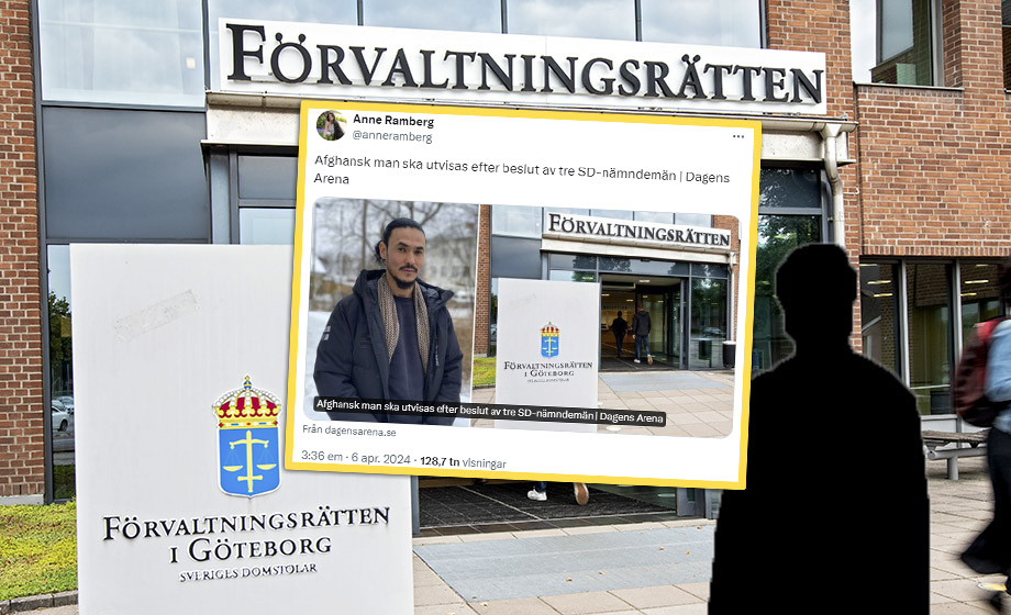 Vänstervrede när SD-domare utvisar afghan som ljög om ålder