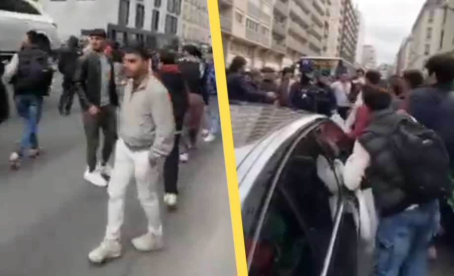 VIDEO: Våldsamt afghanskt upplopp i Paris