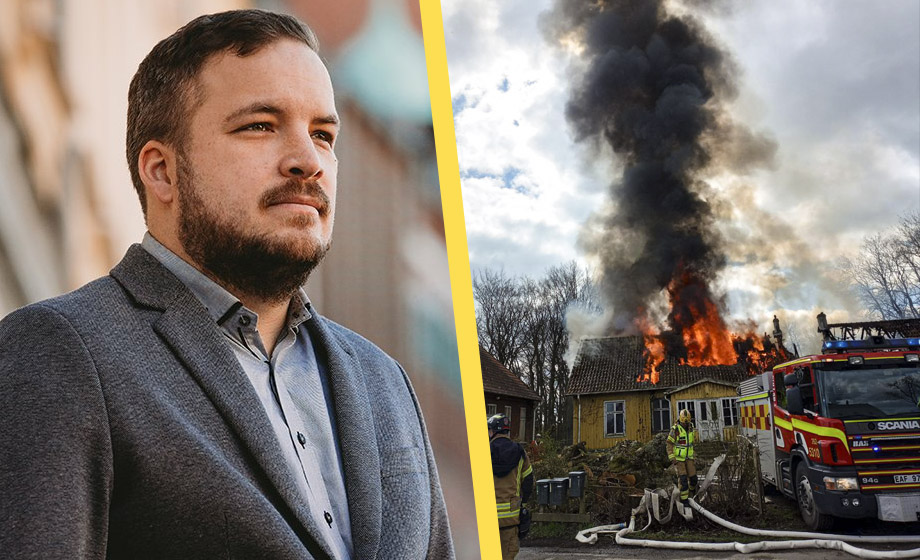 Brandattack i helgen mot ”Svenskarnas hus” i Skåne