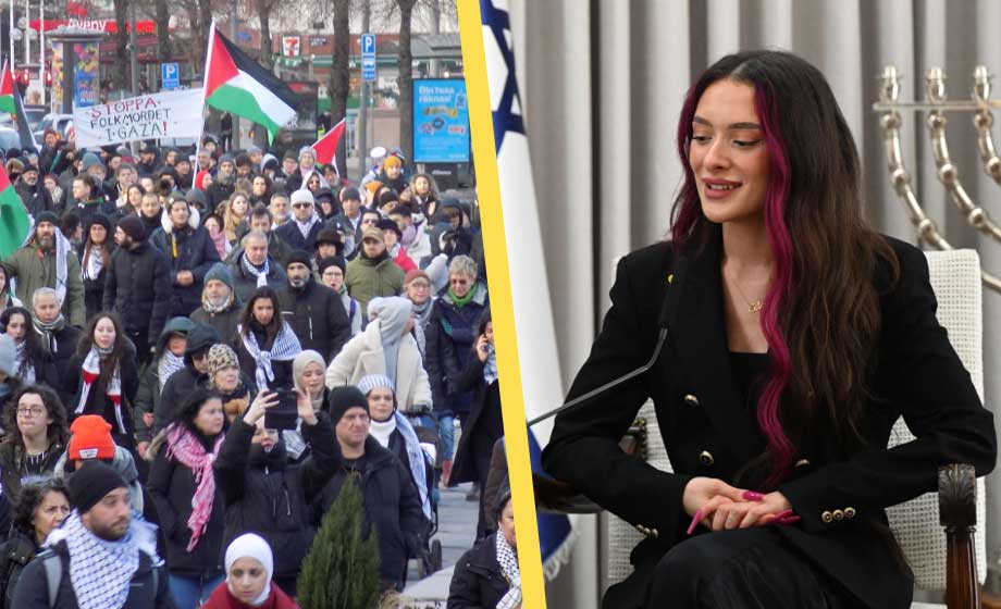 Säkerhetstjänst varnar israelisk artist – bör inte lämna hotellrummet i Malmö