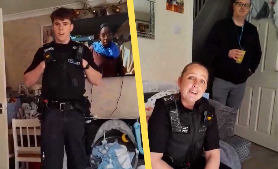 VIDEO: Kommenterade attack på biskop – får besök av polis och psykolog