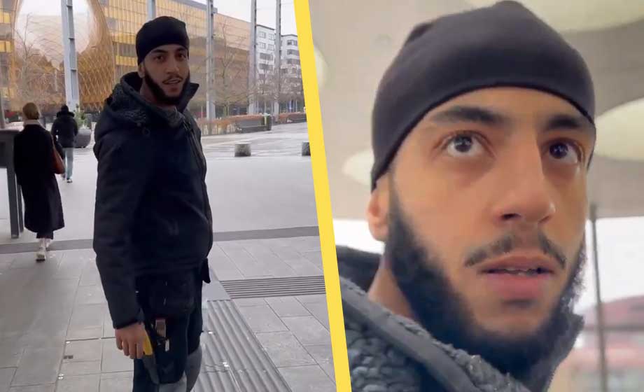 VIDEO: Israelisk journalist attackerad av muslim i Malmö