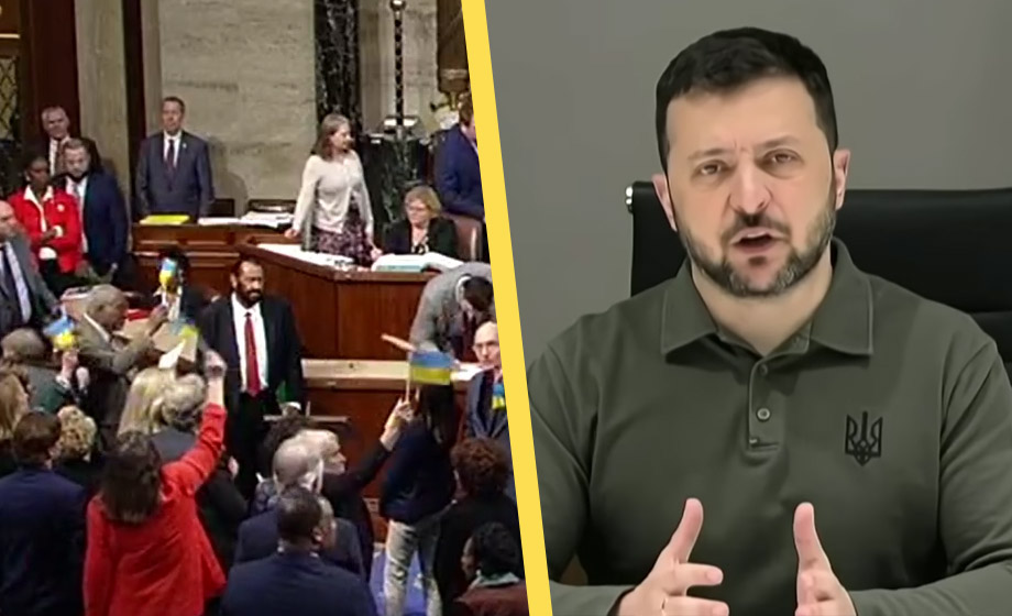 VIDEO: USA-politiker jublar när 660 miljarder skickas till Ukraina