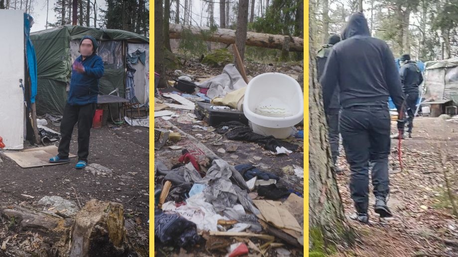 Politiker nonchalerade stort tiggarläger i 10 år – men nu revs lägret av ”svartklädda män”