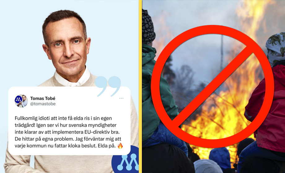 Regeringen – ingen annan – bakom förbud mot majbrasor