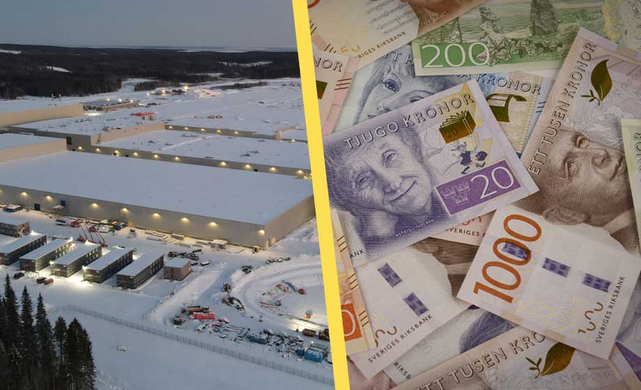 88 miljarder skattekronor till ”gröna” batteritillverkaren