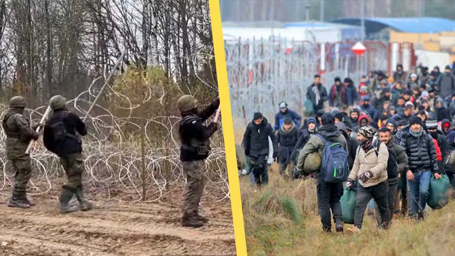 Nytt migrantkaos vid polska gränsen