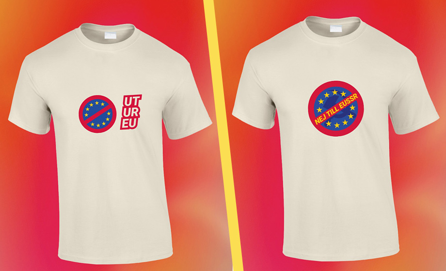 Samnytt lanserar t-shirts inför EU-valet