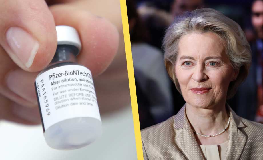 Ursula von der Leyen misstänks för korruption med vaccinhandel