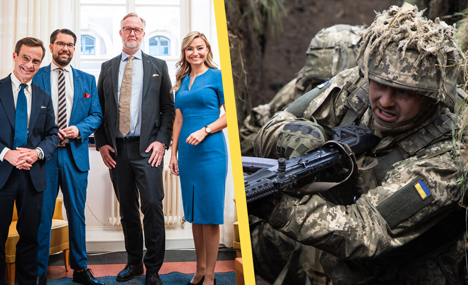 Regeringen och SD överens: Minst 100 miljarder till Ukraina