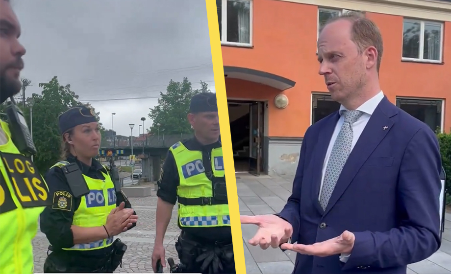 VIDEO: AFS-ledaren polisanmäld vid torgmöte