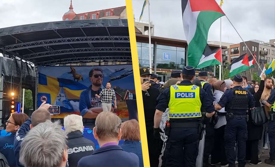 Åkessons svar efter burop från Hamaskramare: ”Ert krig hör inte hemma på våra gator”