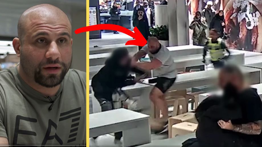 Alan ingrep när knivman högg mot ordningsvakt: ”Han var hjälte”