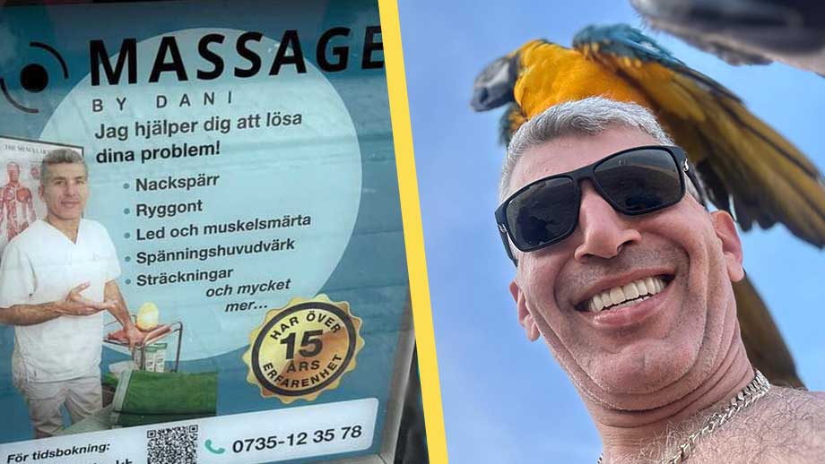 Massören Kamel våldtog kunder i salongen – UTVISAS