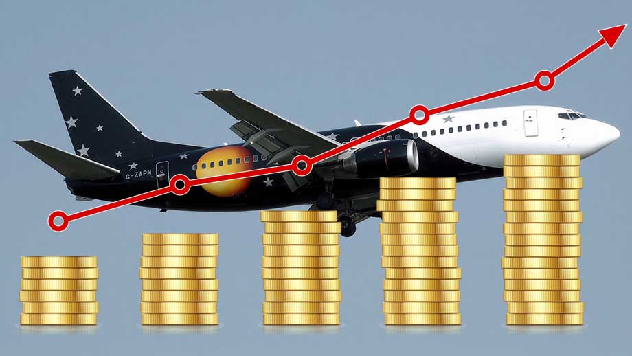 EU:s klimatpaket har gjort det rekorddyrt att flygsemestra