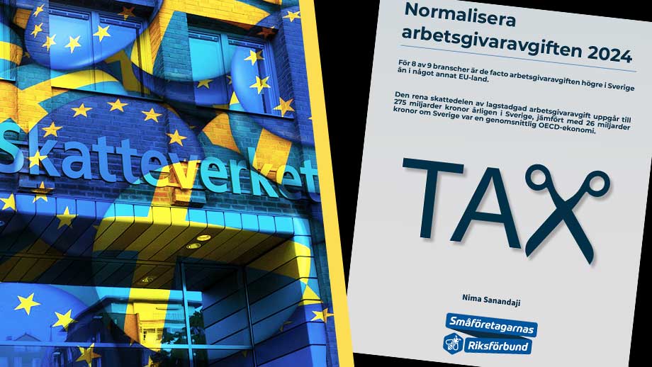 Sveriges arbetsgivaravgifter högst i hela EU