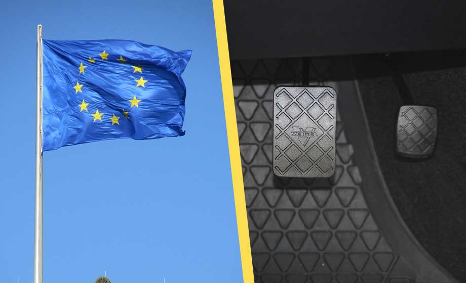 EU påtvingar bilister hastighetsbegränsare