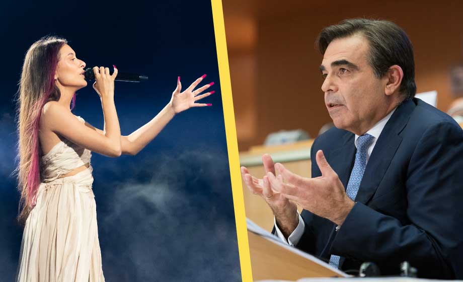 EU-topp rasar mot förbud mot EU-flaggor under Eurovision