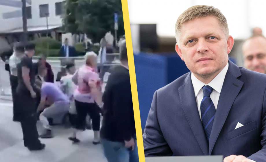 Slovakiens premiärminister skjuten