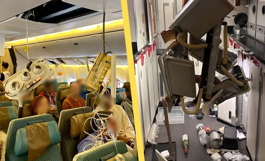 1 död och 20 intensivvårdas efter turbulent flygresa