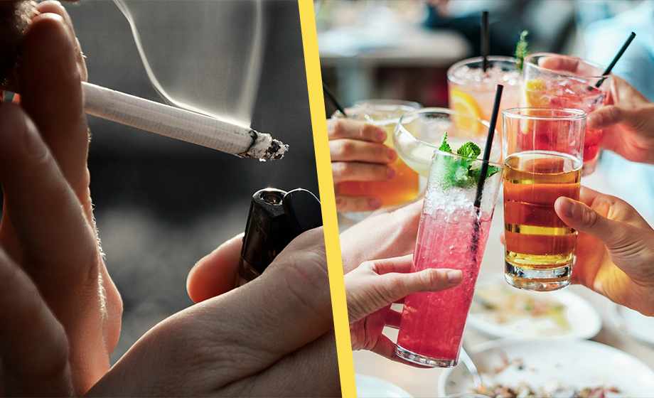 Så många dör i förtid av alkohol och tobak