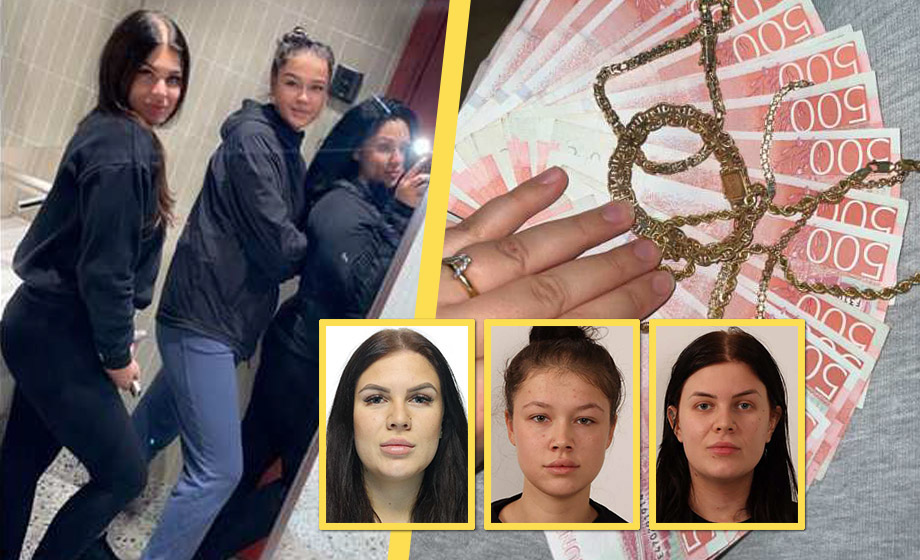 Här är TJEJLIGAN som stal från pensionärer i Skåne