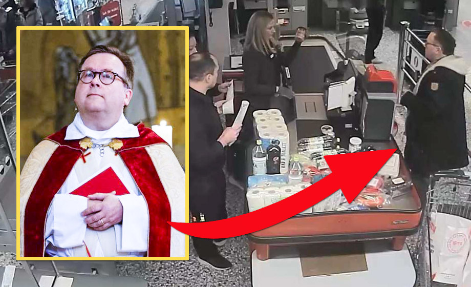 Här åker liberale kyrkoherden fast när han stjäl på Ica