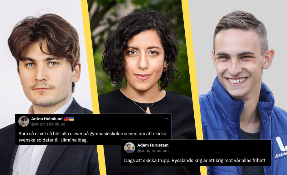 Liberala politiker vill skicka svenska soldater till Ukraina – har själva inte gjort lumpen