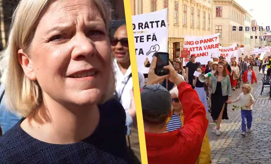 Magdalena Andersson ställd mot väggen om S migrationspolitik