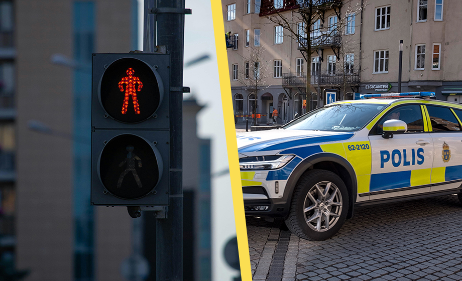 Tillrättavisade ungdomar som gick mot rött – blev misshandlad