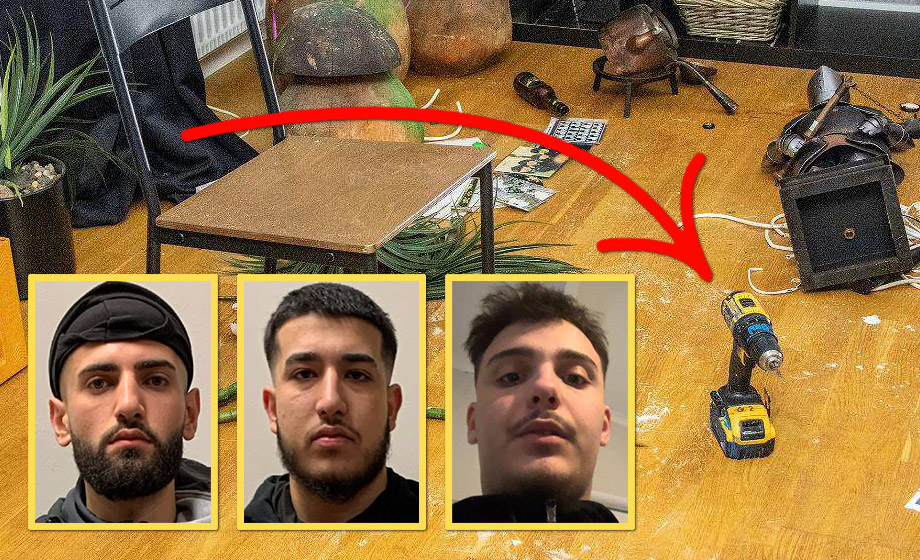 Tre åtalas för tortyrrån med borrmaskin mot svensk trebarnspappa i Västervik