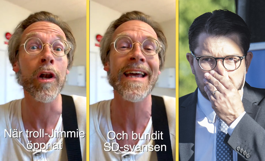 Läkaren Henrik, 53, sjunger om ”troll-Jimmie”