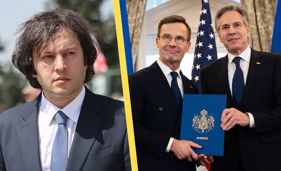 USA-sanktioner mot Georgien i protest mot anti-påverkanslag